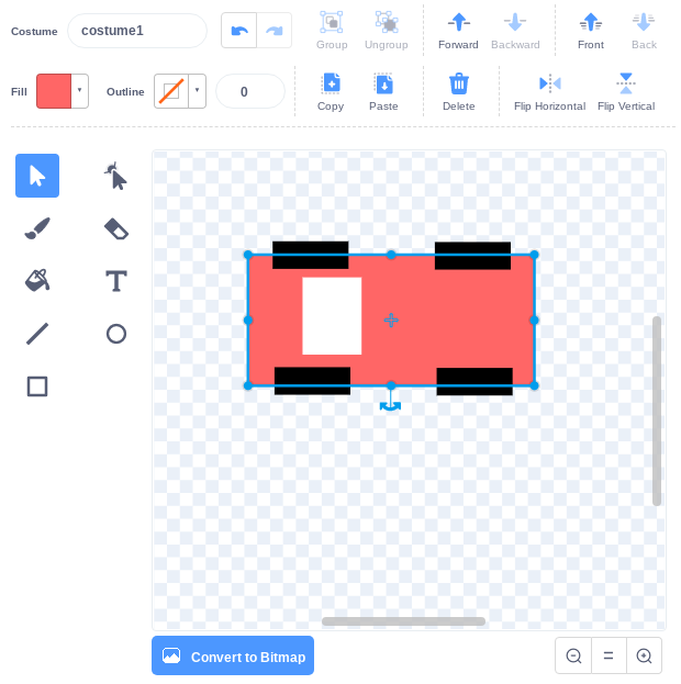 the Scratch image editor